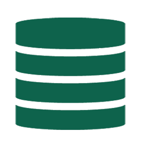 Database Icon, green