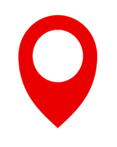 Map Pin Icon, Red